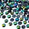 John Bead Acrylic Round Flat Back Rhinestones, 10mm